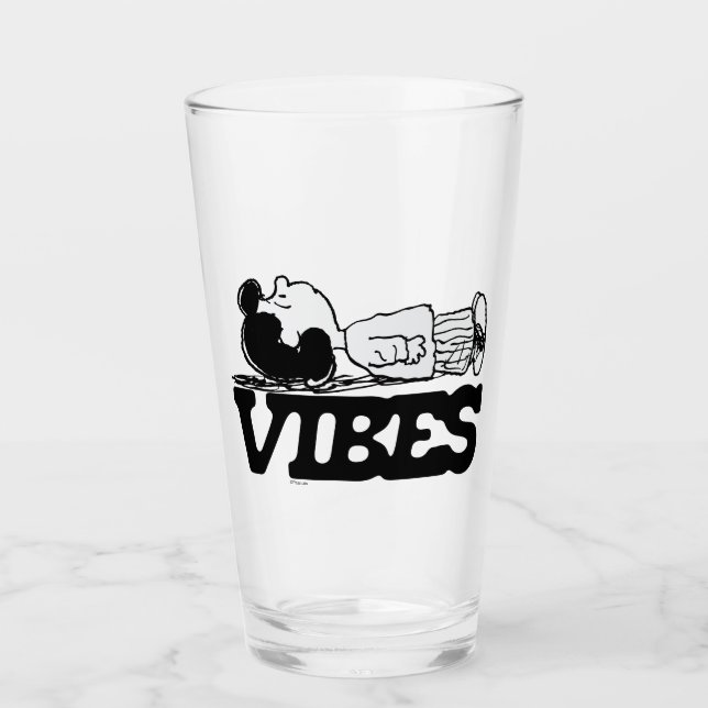 Peanuts | Lucy Vibes Glass (Front)