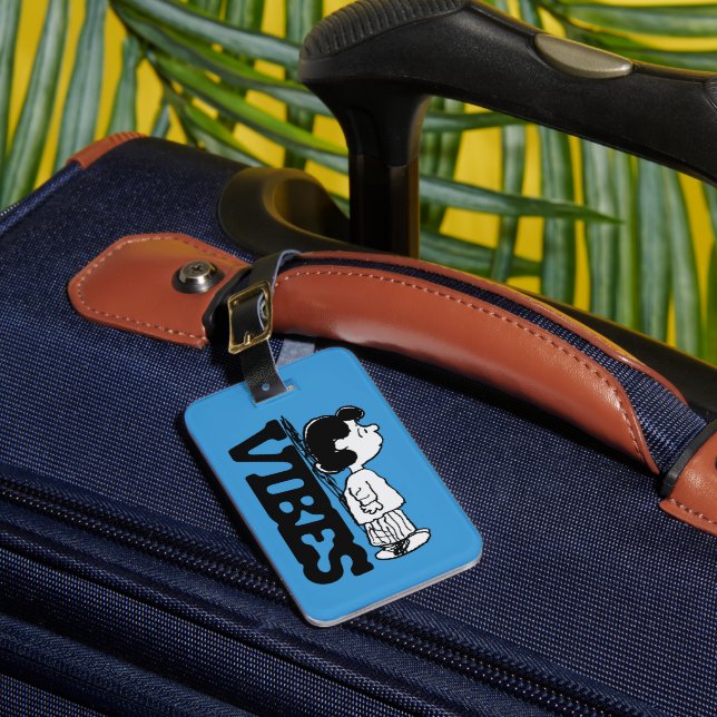 Peanuts | Lucy Vibes Luggage Tag (Front Insitu 1)