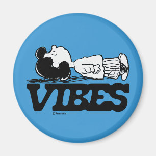 Peanuts   Lucy Vibes Magnet