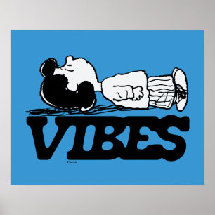 Peanuts Lucy Vibes Poster