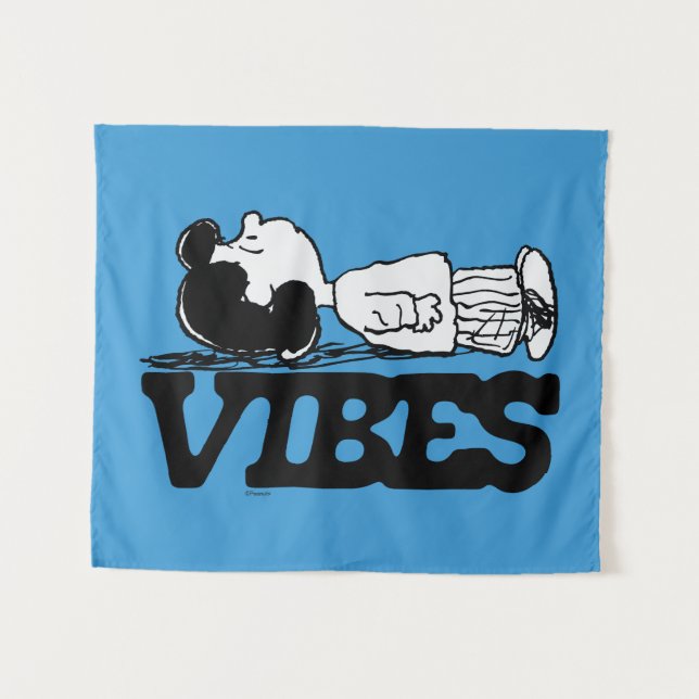 Peanuts | Lucy Vibes Tapestry (Front (Horizontal))