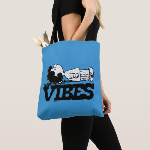 Peanuts   Lucy Vibes Tote Bag