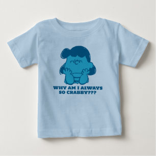 Peanuts Lucy Who Says I'm Crabby?? Baby T-Shirt
