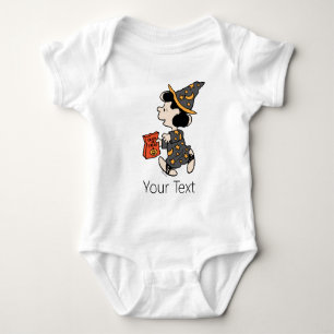 Peanuts Lucy Witch Costume Halloween Baby Bodysuit