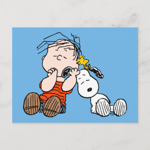 Peanuts   Lucy & Woodstock Postcard