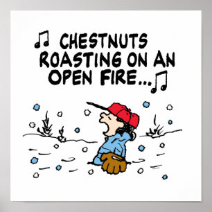 Peanuts   Lucy's Chestnuts Roasting Poster