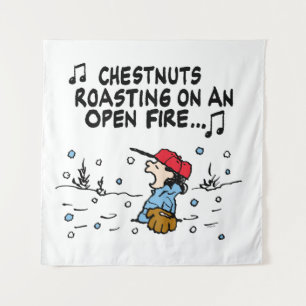 Peanuts   Lucy's Chestnuts Roasting Tapestry