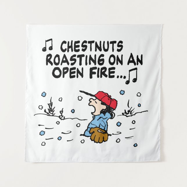 Peanuts | Lucy's Chestnuts Roasting Tapestry (Front)