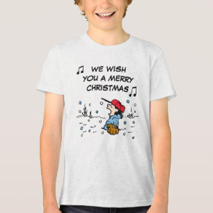 Peanuts   Lucy's Chestnuts Roasting Tri-Blend Shirt
