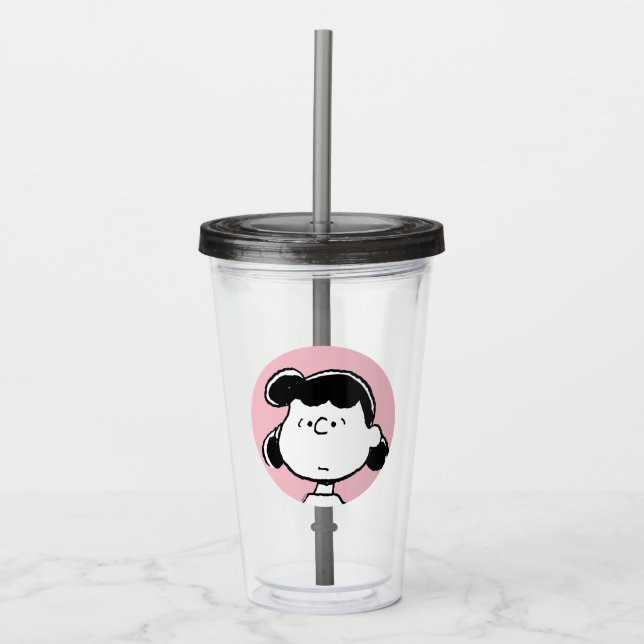 Peanuts | Lucy's Faces Acrylic Tumbler (Front)