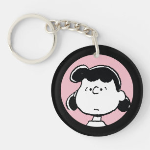 Peanuts Lucy's Faces Key Ring