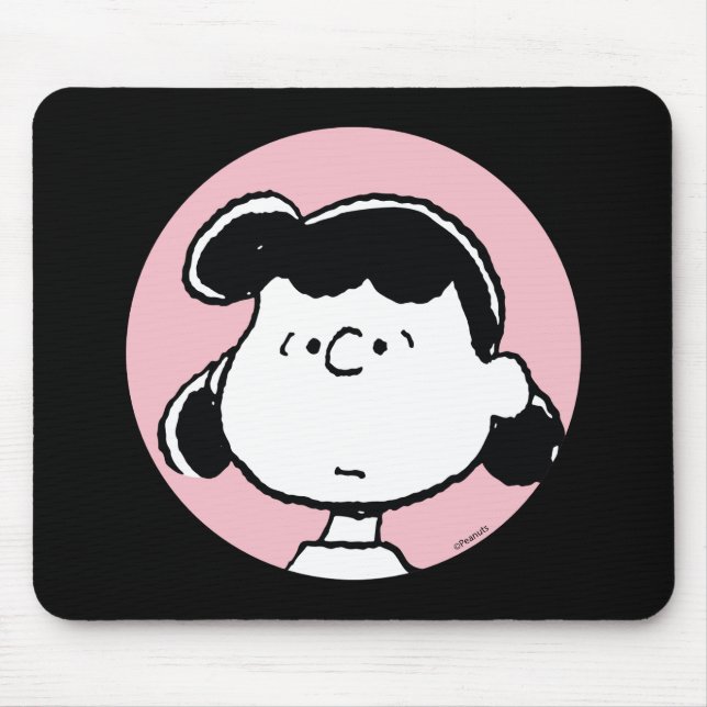 Peanuts | Lucy's Faces Mouse Mat (Front)