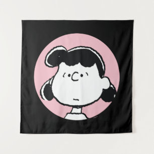Peanuts   Lucy's Faces Tapestry