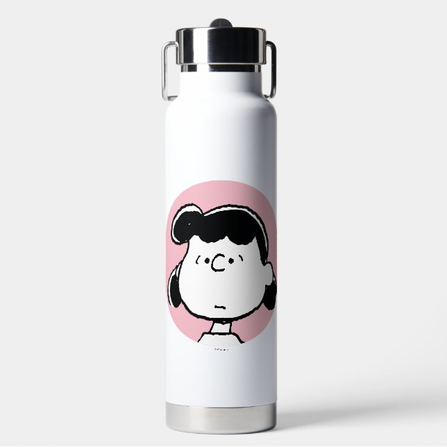 Peanuts | Lucy's Faces Water Bottle (Front)