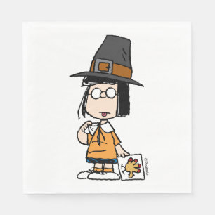 Peanuts Marcie Pilgrim Napkin