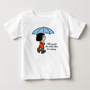 Peanuts   Marcie Under the Umbrella Baby T-Shirt
