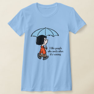 Peanuts   Marcie Under the Umbrella T-Shirt