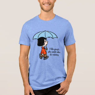 Peanuts   Marcie Under the Umbrella Tri-Blend Shirt