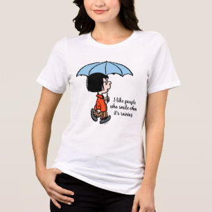 Peanuts   Marcie Under the Umbrella Tri-Blend Shirt