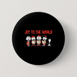 Peanuts Merry Christmas Holiday Choir _1  6 Cm Round Badge