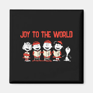 Peanuts Merry Christmas Holiday Choir _1 Magnet