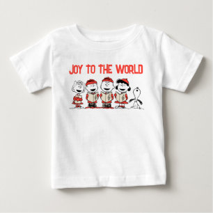 Peanuts   Merry Christmas Holiday Choir Baby T-Shirt
