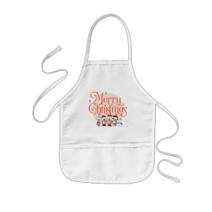 Peanuts Merry Christmas Holiday Choir Kids Apron