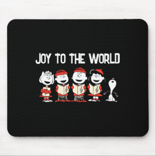 Peanuts Merry Christmas Holiday Choir Mouse Mat