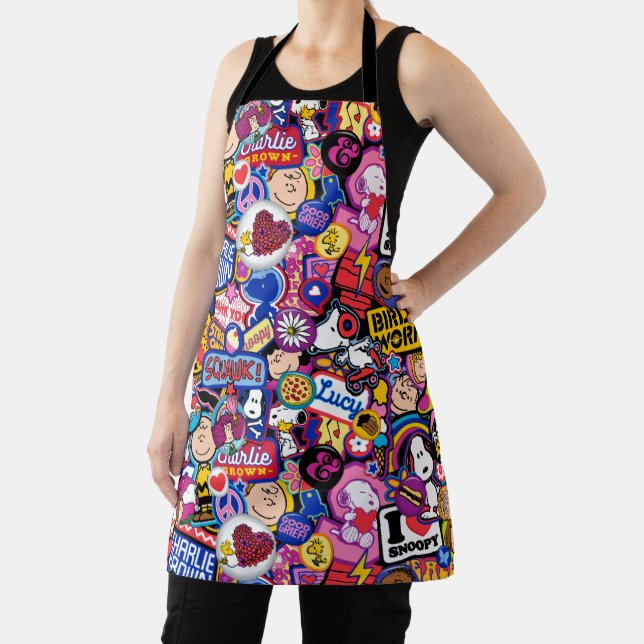 Peanuts | Mixtape Patch Pattern Apron (Insitu)