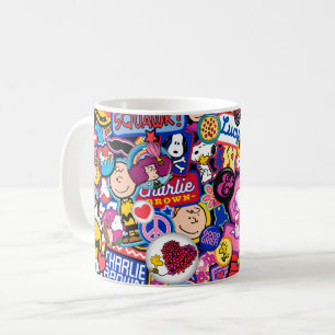 Peanuts   Mixtape Patch Pattern Coffee Mug