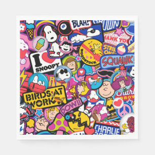 Peanuts   Mixtape Patch Pattern Napkin