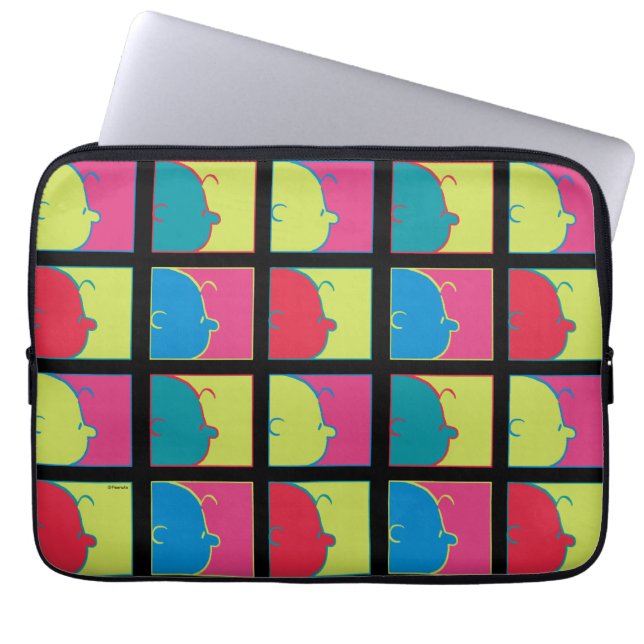 Peanuts | Modern Pop Art Charlie Brown Laptop Sleeve (Front)