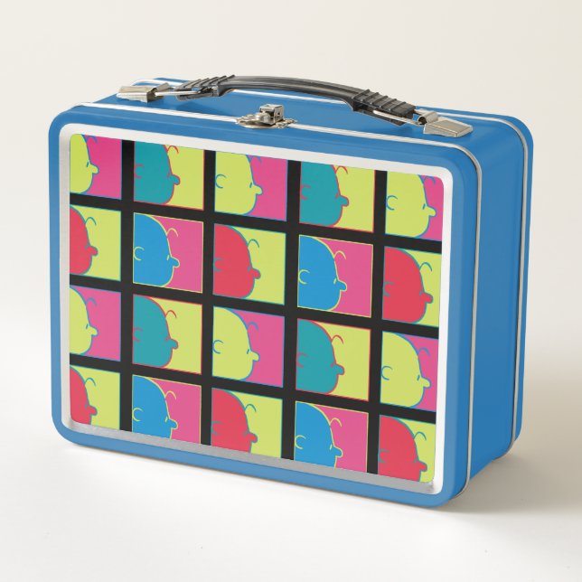 Peanuts | Modern Pop Art Charlie Brown Metal Lunch Box (Front)