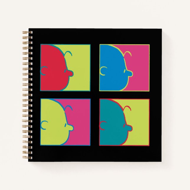 Peanuts | Modern Pop Art Charlie Brown Notebook (Front)