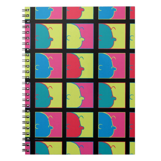Peanuts | Modern Pop Art Charlie Brown Notebook (Front)