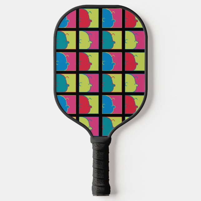Peanuts | Modern Pop Art Charlie Brown Pickleball Paddle (Front)
