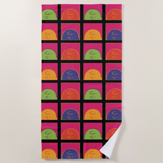 Peanuts | Modern Pop Art It's Charlie Brown Beach Towel (Front)
