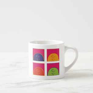 Peanuts   Modern Pop Art It's Charlie Brown Espresso Cup