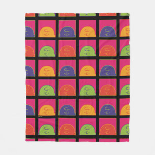 Peanuts   Modern Pop Art It's Charlie Brown Fleece Blanket