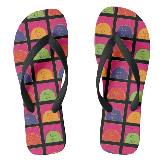 Peanuts | Modern Pop Art It's Charlie Brown Flip Flops (Footbed)