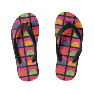 Peanuts   Modern Pop Art It's Charlie Brown Kid's Flip Flops