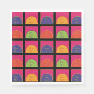 Peanuts Modern Pop Art It's Charlie Brown Napkin