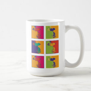Peanuts   Modern Pop Art Snoopy Coffee Mug