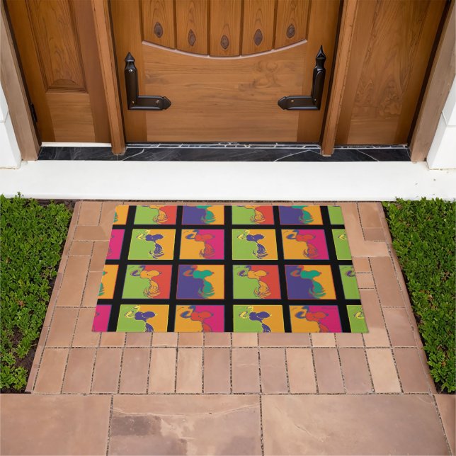 Peanuts | Modern Pop Art Snoopy Doormat (Outdoor)