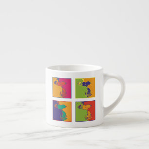 Peanuts   Modern Pop Art Snoopy Espresso Cup
