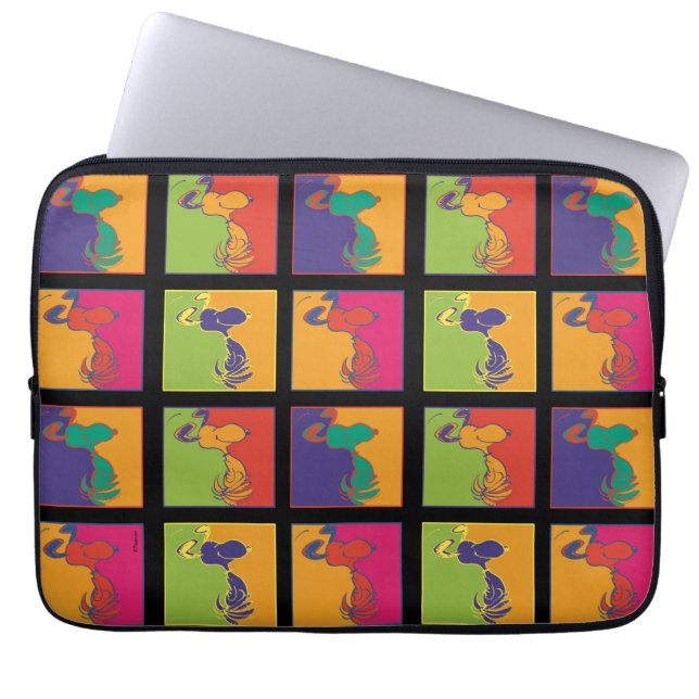 Peanuts | Modern Pop Art Snoopy Laptop Sleeve (Front)