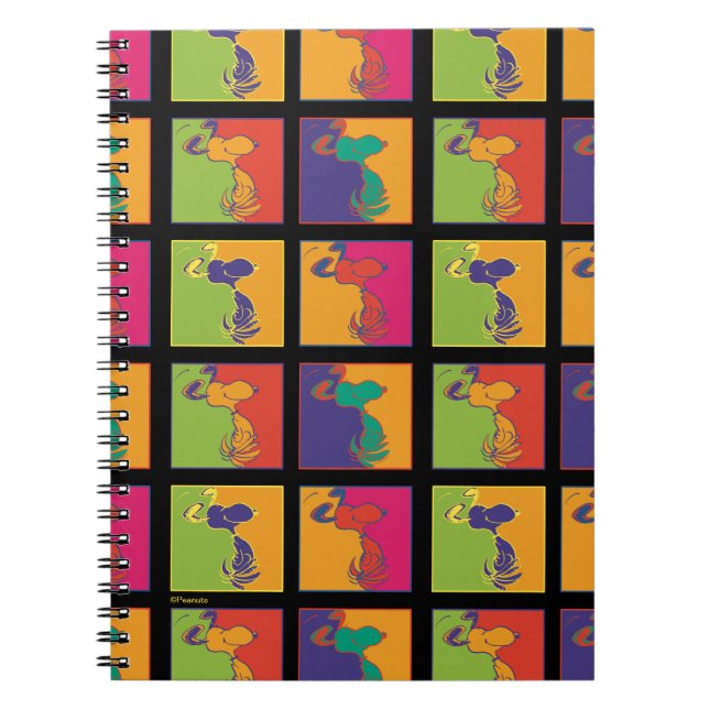 Peanuts | Modern Pop Art Snoopy Notebook (Front)