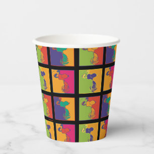Peanuts   Modern Pop Art Snoopy Paper Cups