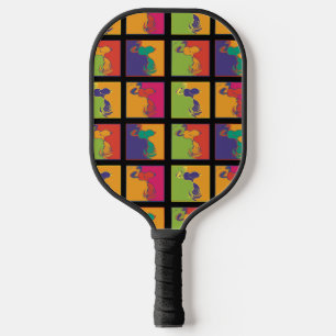 Peanuts   Modern Pop Art Snoopy Pickleball Paddle