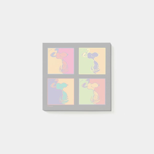 Peanuts | Modern Pop Art Snoopy Post-it Notes (Front)